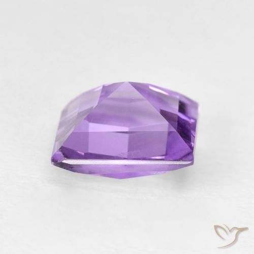 Ametista Viola medio naturale da 1.42 ct, Quadrato, VVS-VS