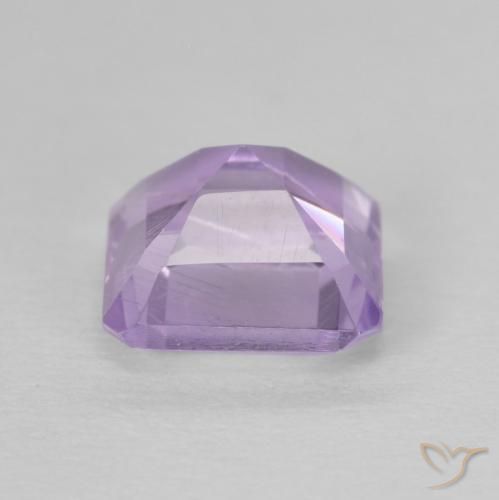 Ametista Viola rosato chiaro naturale da 1.02 ct, Ottagonale / Taglio smeraldo, VS