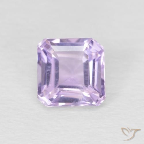 0.65ct Naturale Sangria Violetta Ametista, Taglio smeraldo, VVS