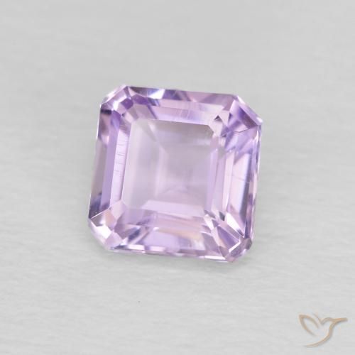 Ametista Sangria Violetta naturale da 0.65 ct, Ottagonale / Taglio smeraldo, VVS