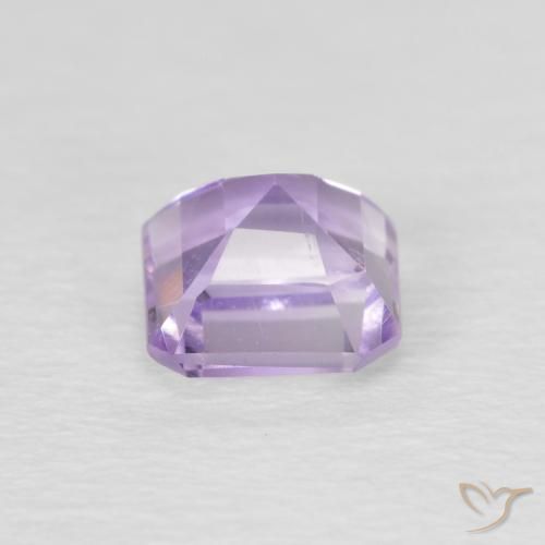 Ametista Sangria Violetta naturale da 0.65 ct, Ottagonale / Taglio smeraldo, VVS