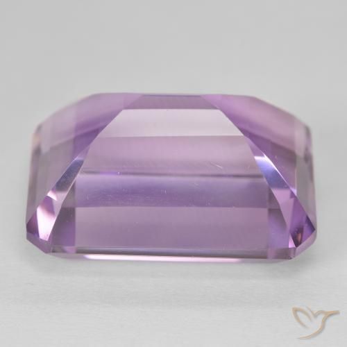 Ametista Medium Light Purplish-Violet naturale da 23.96 ct, Ottagonale / Taglio smeraldo, VVS