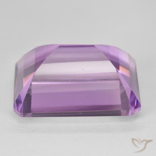 Ametista violaceo naturale da 23.19 ct, Ottagonale / Taglio smeraldo, VVS