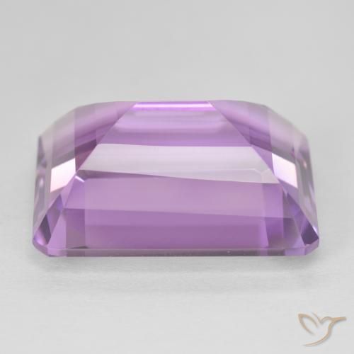 Ametista Medium Light Purplish-Violet naturale da 18.39 ct, Ottagonale / Taglio smeraldo, VVS