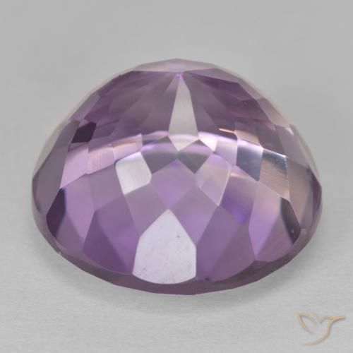 Ametista Magenta chiaro naturale da 13.95 ct, Rotondo, VVS-VS