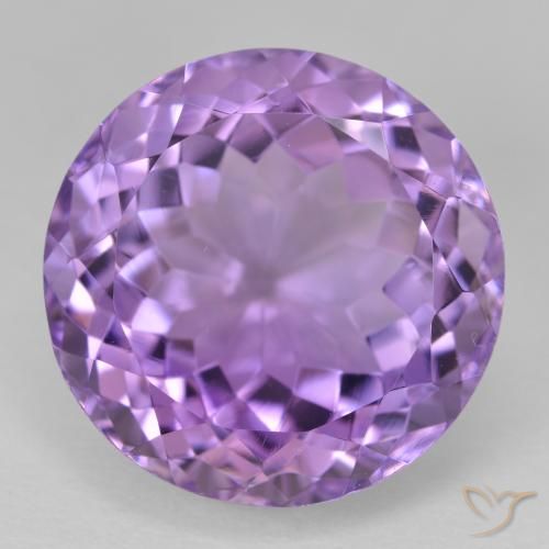 15.16ct Naturale Viola medio Ametista, Rotondo, VVS