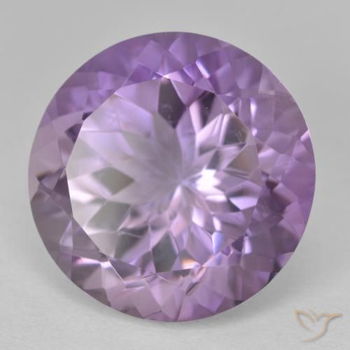 Ametista Iris Violetta naturale da 14.14 ct, Rotondo, VVS-VS