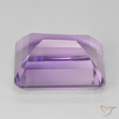 Ametista Viola rosa medio naturale da 19.72 ct, Ottagonale / Taglio smeraldo, VVS