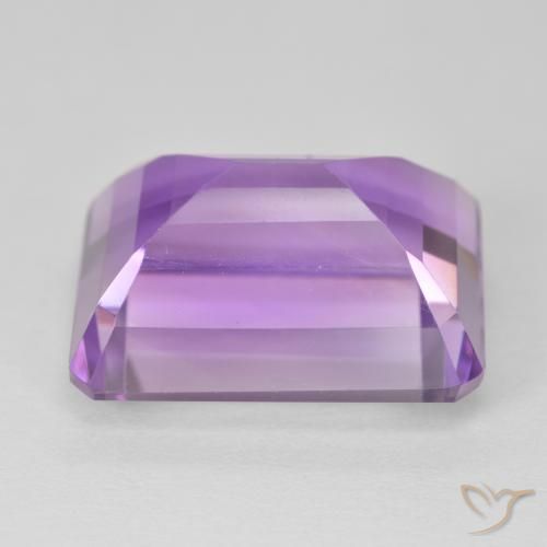 Ametista Viola medio naturale da 18.77 ct, Ottagonale / Taglio smeraldo, VVS