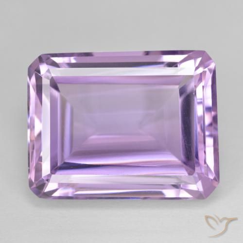 20.29ct Naturale Viola rosa medio Ametista, Taglio smeraldo, VVS