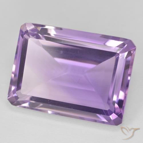 Ametista Viola medio naturale da 20.96 ct, Ottagonale / Taglio smeraldo, VVS