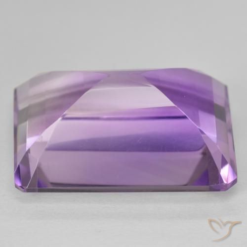 Ametista Viola medio naturale da 20.96 ct, Ottagonale / Taglio smeraldo, VVS