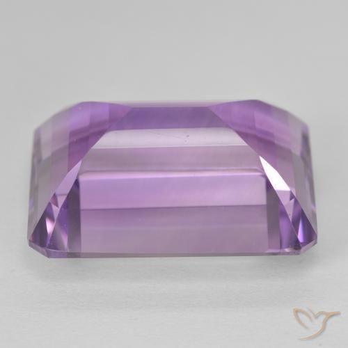 Ametista Medium Light Purplish-Violet naturale da 22.46 ct, Ottagonale / Taglio smeraldo, VVS