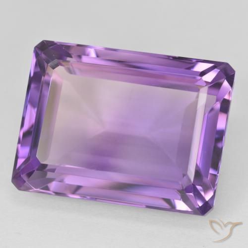 Ametista Viola scuro naturale da 24.25 ct, Ottagonale / Taglio smeraldo, VVS