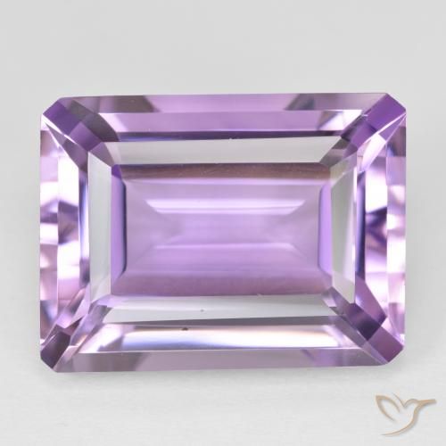 Ametista Viola tendente al rosa naturale da 21.50 ct, Ottagonale / Taglio smeraldo, VVS