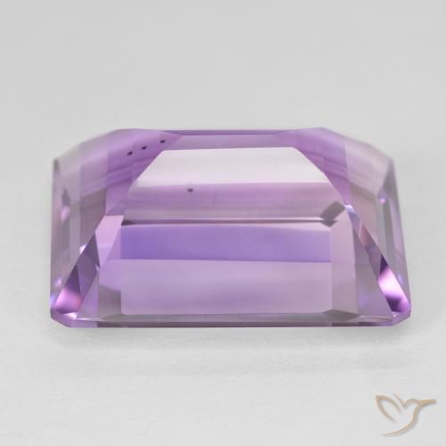 Ametista Viola tendente al rosa naturale da 21.50 ct, Ottagonale / Taglio smeraldo, VVS