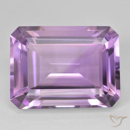 22.71ct Naturale violaceo Ametista, Taglio smeraldo, VVS