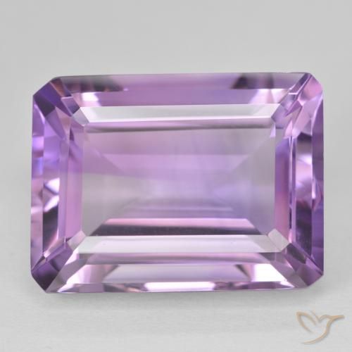 22.05ct Naturale Medium Light Purplish-Violet Ametista, Taglio smeraldo, VVS