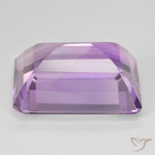 Ametista Medium Light Purplish-Violet naturale da 22.05 ct, Ottagonale / Taglio smeraldo, VVS