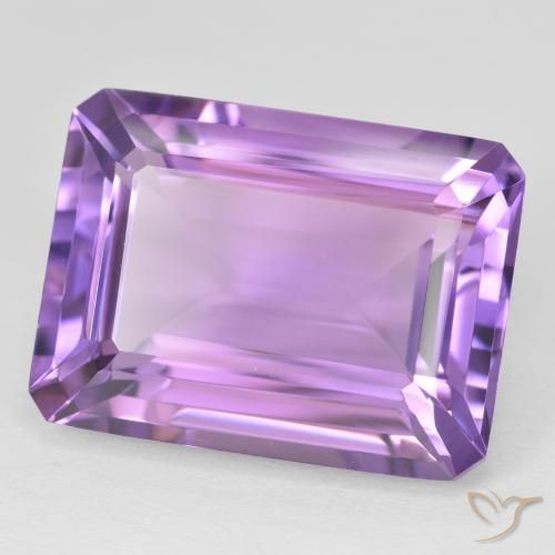 Ametista Viola scuro naturale da 21.82 ct, Ottagonale / Taglio smeraldo, VVS