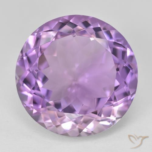 26.80ct Naturale Viola rosa medio Ametista, Rotondo, VVS