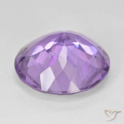 Ametista Viola medio naturale da 22.21 ct, Rotondo, VVS-VS