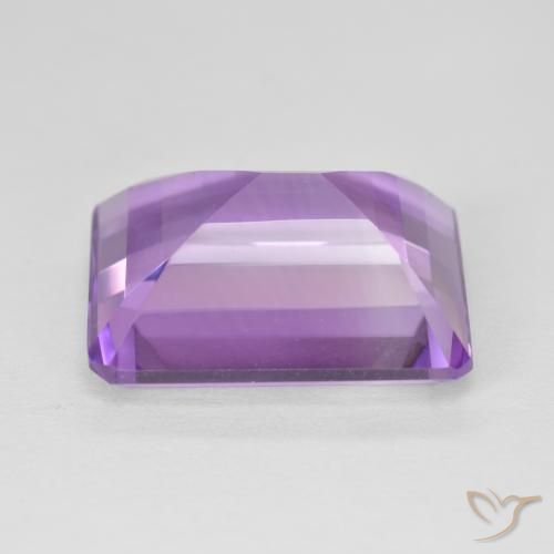 Ametista Viola tendente al rosa naturale da 16.17 ct, Ottagonale / Taglio smeraldo, VVS-VS
