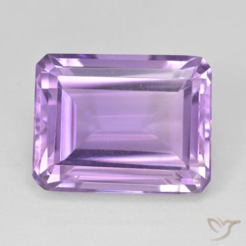 19.93ct Naturale Viola medio Ametista, Taglio smeraldo, VVS-VS