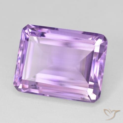 Ametista Viola medio naturale da 19.93 ct, Ottagonale / Taglio smeraldo, VVS-VS