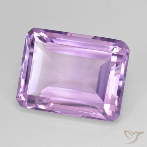 Ametista Viola tendente al rosa naturale da 19.13 ct, Ottagonale / Taglio smeraldo, VS