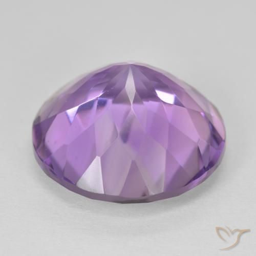 Ametista Iris Violetta naturale da 13.06 ct, Rotondo, VVS