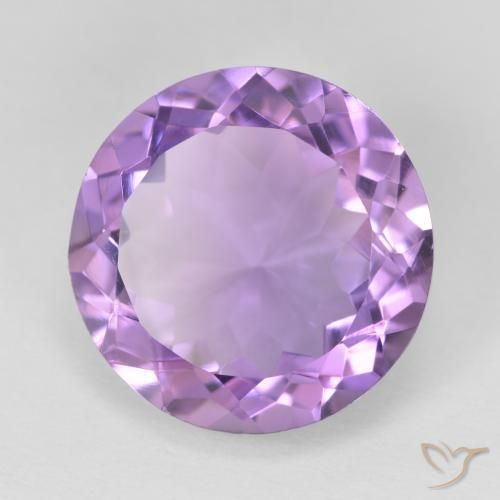 Ametista Viola Intenso naturale da 10.49 ct, Rotondo, VVS-VS