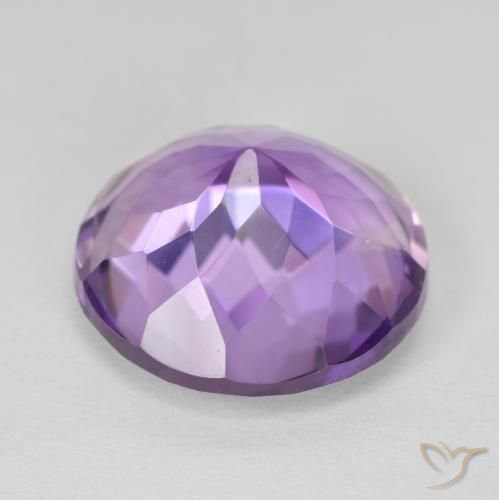 Ametista Viola Intenso naturale da 10.49 ct, Rotondo, VVS-VS