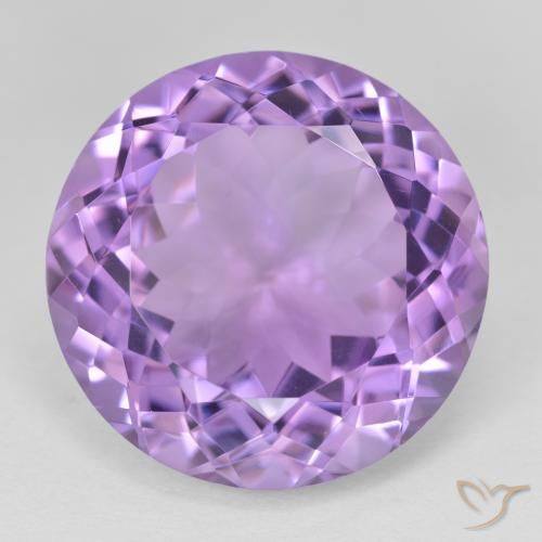 25.83ct Naturale Viola medio Ametista, Rotondo, VVS