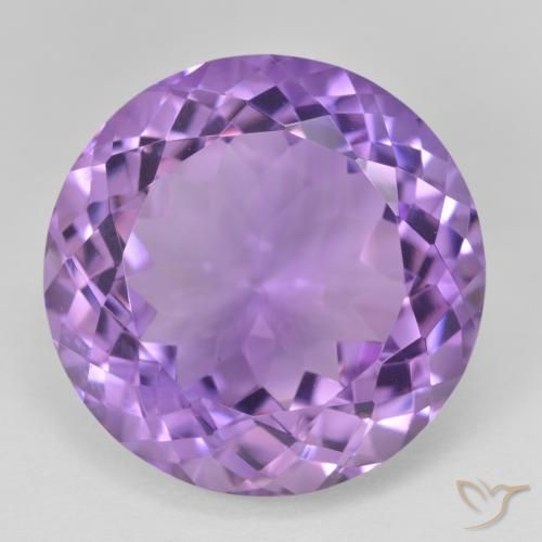 26.56ct Naturale Viola scuro Ametista, Rotondo, VVS