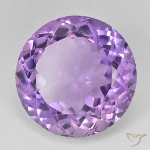 Ametista Viola scuro naturale da 26.56 ct, Rotondo, VVS