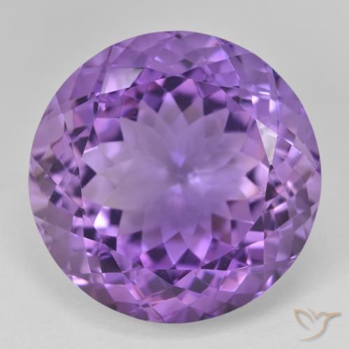 29.03ct Naturale Viola scuro Ametista, Rotondo, VVS