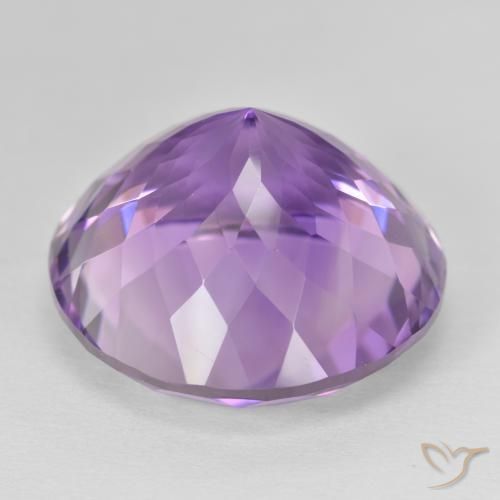Ametista Viola scuro naturale da 29.03 ct, Rotondo, VVS