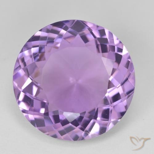 22.72ct Naturale Medium Light Purplish-Violet Ametista, Rotondo, VVS