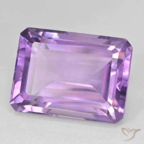 Ametista Viola Intenso naturale da 24.08 ct, Ottagonale / Taglio smeraldo, VVS-VS