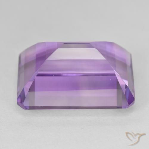 Ametista Viola Intenso naturale da 24.08 ct, Ottagonale / Taglio smeraldo, VVS-VS
