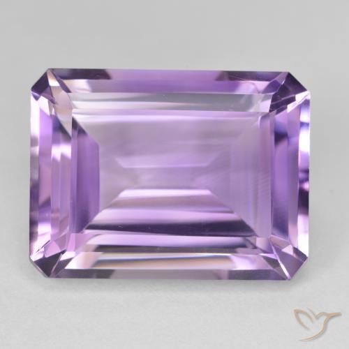 22.65ct Naturale violaceo Ametista, Taglio smeraldo, VVS-VS