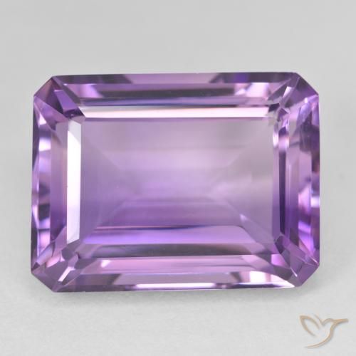 23.68ct Naturale violaceo Ametista, Taglio smeraldo, VVS