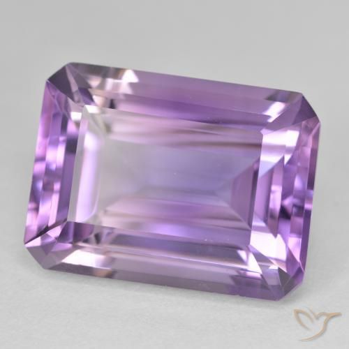 23.51ct Naturale Viola violaceo medio Ametista, Taglio smeraldo, VVS-VS