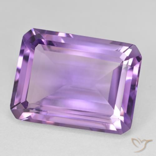 Ametista Viola tendente al rosa naturale da 21.16 ct, Ottagonale / Taglio smeraldo, VVS
