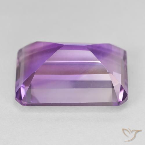 Ametista Viola tendente al rosa naturale da 21.16 ct, Ottagonale / Taglio smeraldo, VVS