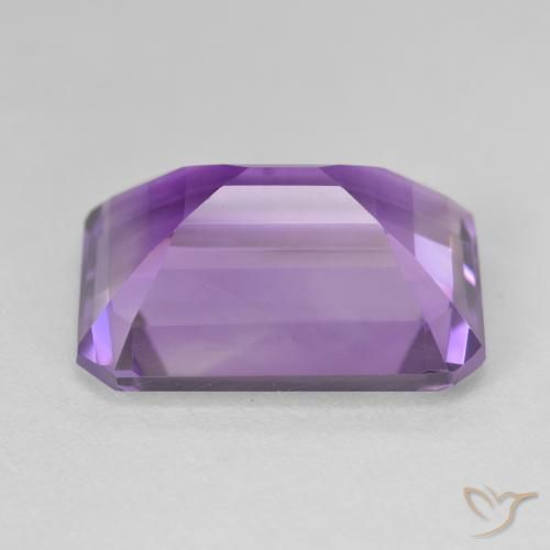 Ametista viola vivido naturale da 17.51 ct, Ottagonale / Taglio smeraldo, VVS-VS