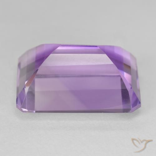 Ametista Viola Rosato Medio naturale da 22.72 ct, Ottagonale / Taglio smeraldo, VVS