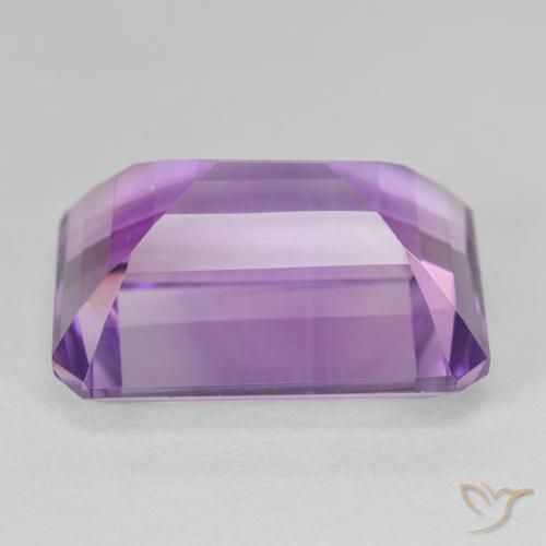 Ametista Viola tendente al rosa naturale da 23.50 ct, Ottagonale / Taglio smeraldo, VVS