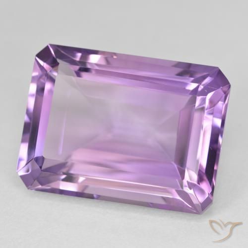 Ametista Viola medio naturale da 22.42 ct, Ottagonale / Taglio smeraldo, VVS